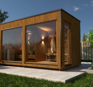 LUXURY MODERN SAUNA - WOODY GARDEN