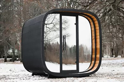 Installation Sauna Round Cube - HYVÄÄ