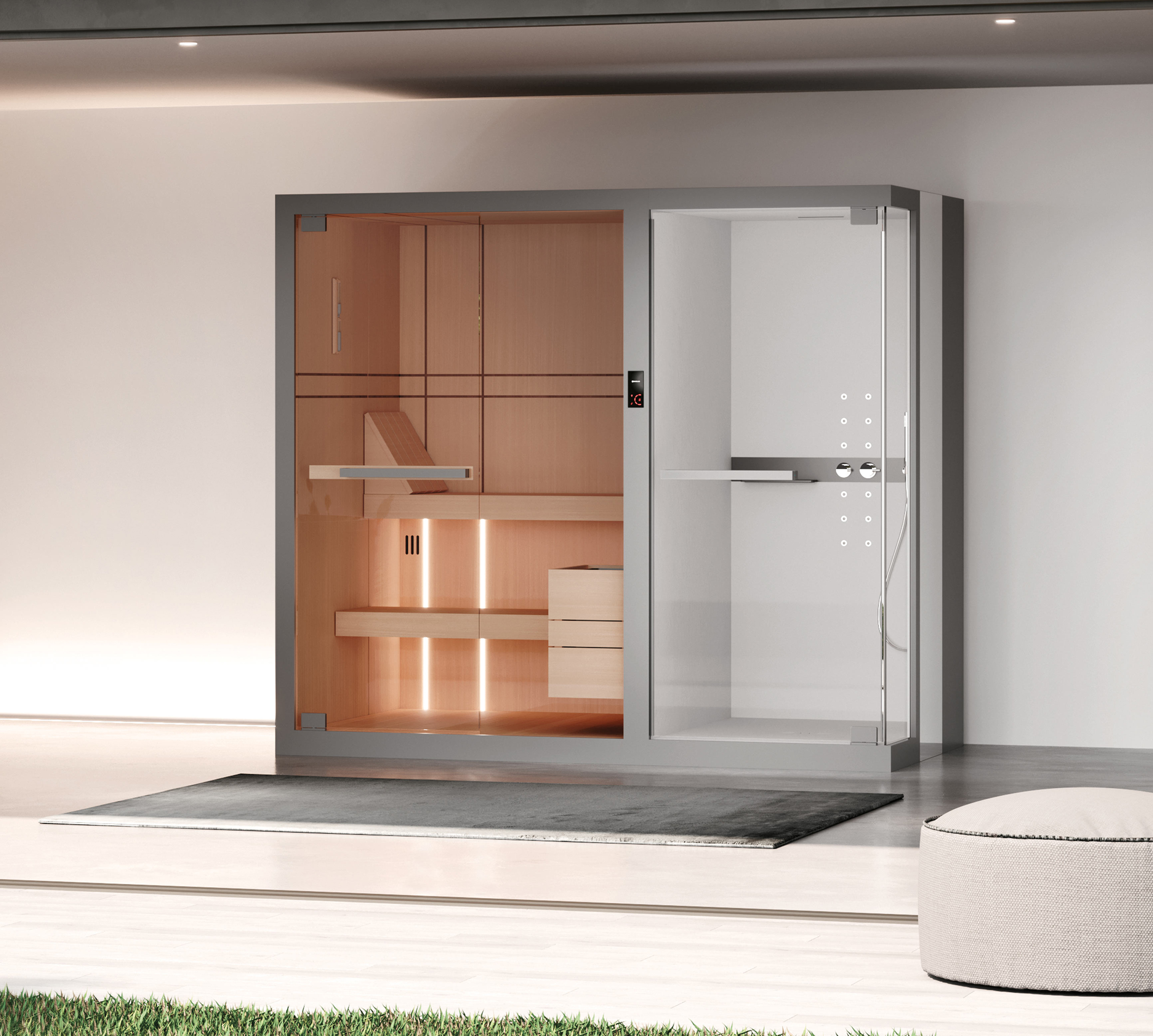 CELSIUS COMBO SAUNA DOUCHE NOVELLINI - FL DIFFUSION