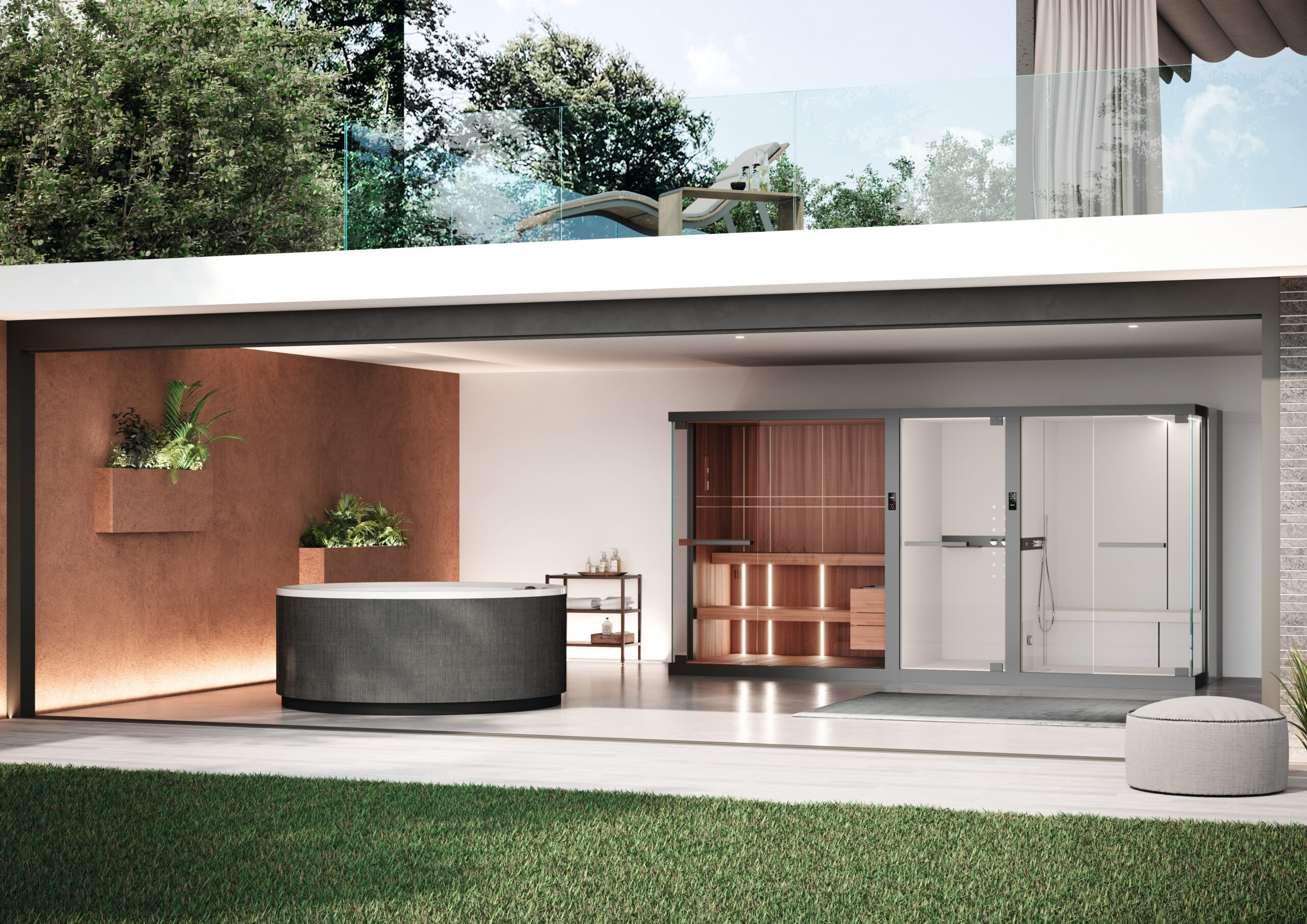 COMBO SAUNA DOUCHE HAMMAM - NOVELLINI - FL DIFFUSION