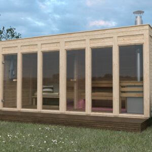 ECO MODERN SAUNA LARGE - WOODY GARDEN - FL DIFFUSION