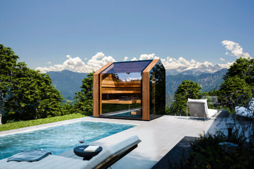 SAUNA WELLNESS OASIS SMALL - transparent - NN SAUNAS