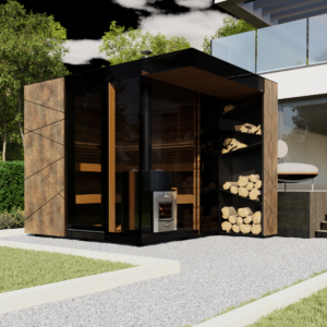 SAUNA WOODY - ULTRA GRIS - NN SAUNAS