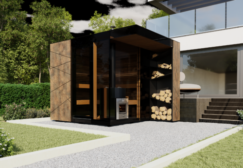 SAUNA WOODY - ULTRA GRIS - NN SAUNAS