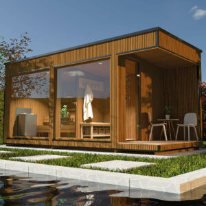 LUXURY MODERN SAUNA - WOODY GARDEN
