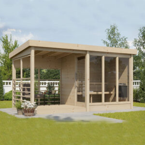 SAUNA ANITA AVEC TERRASSE - WOODY GARDEN