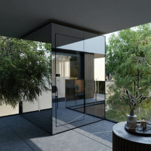 SAUNA BALCONY vitrage MIROIR - NN SAUNAS