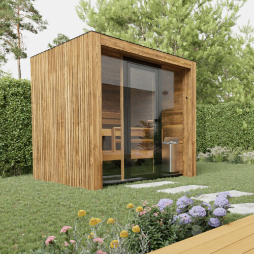 SAUNA CUTE vitrage TRANSPARENT - NN SAUNAS