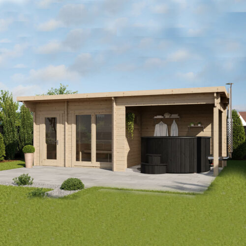 SAUNA HOME SPA - WOODY GARDEN - FL DIFFUSION