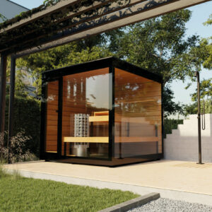 SAUNA ISCHGL vitrage TRANSPARENT - NN SAUNAS - FL DIFFUSION