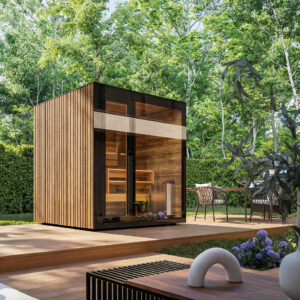 SAUNA KIVA vitrage TRANSPARENT - NN SAUNAS
