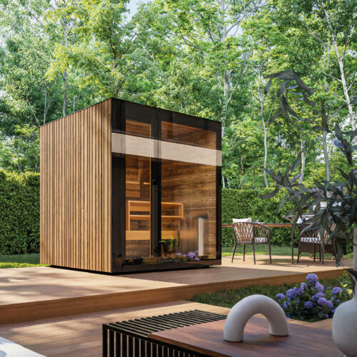SAUNA KIVA vitrage TRANSPARENT - NN SAUNAS