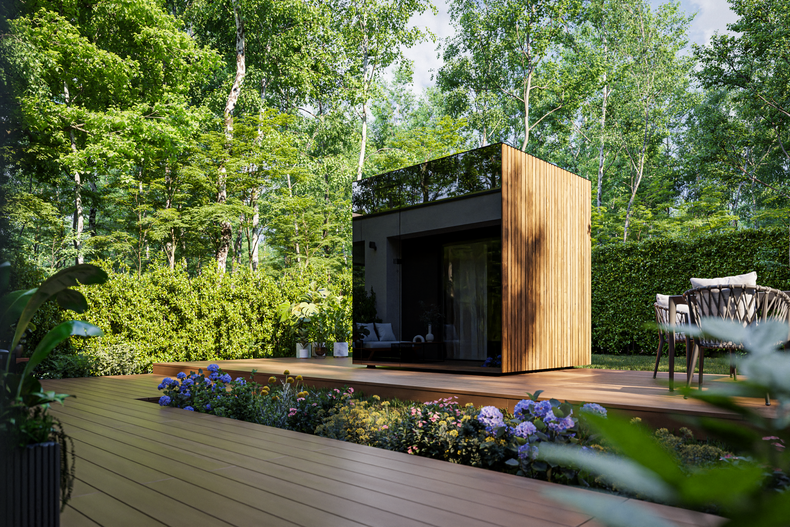 SAUNA KIVA vitrage ULTRA GRIS - NN SAUNAS