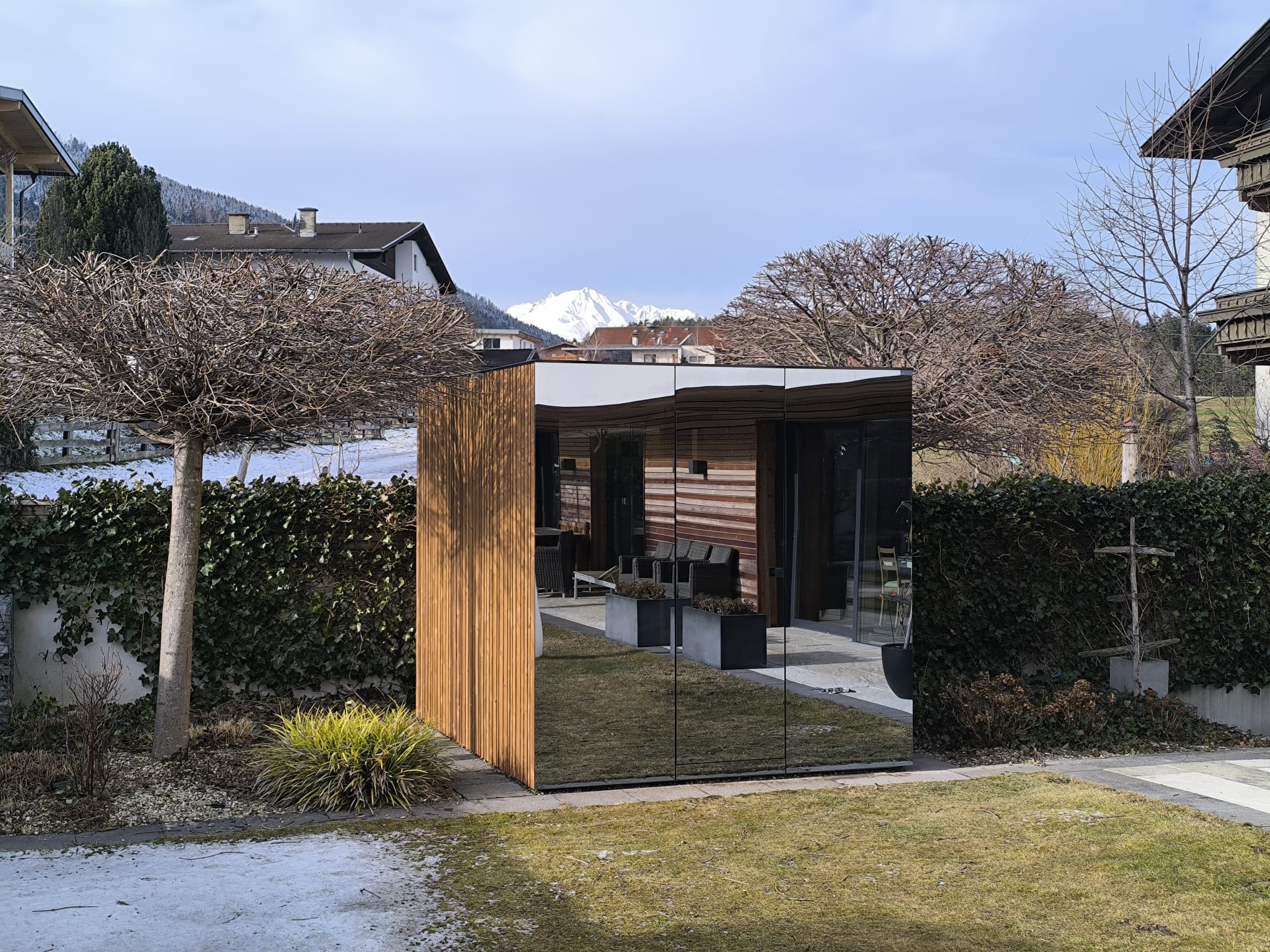 SAUNA KIVA vitrage MIROIR - NN SAUNAS