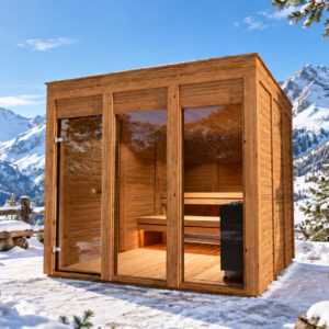ECO MODERN SAUNA SMALL - WOODY GARDEN - FL DIFFUSION